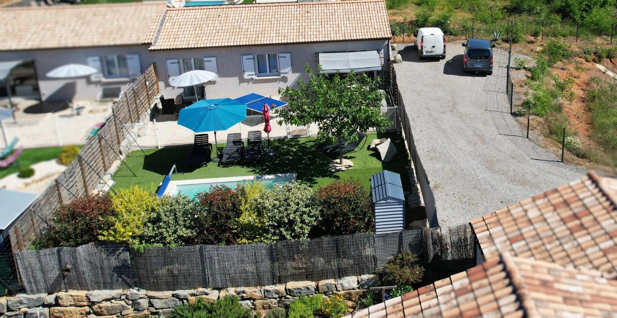 En Ardeche, Gite L'Odyssee Climatise Avec Sa Piscine Privee Et Chauffee Joyeuse Esterno foto