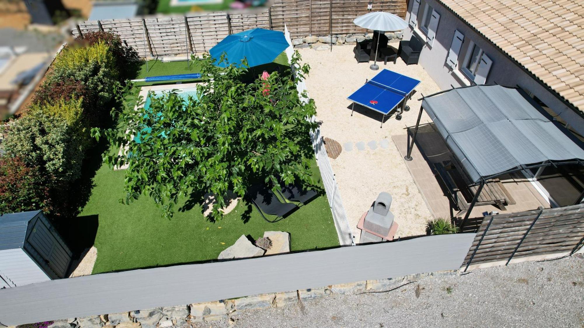 En Ardeche, Gite L'Odyssee Climatise Avec Sa Piscine Privee Et Chauffee Joyeuse Esterno foto
